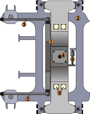 podln veden podvozku MD 52