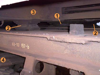 ulo�en� sk��n� vozu na podvozku Ringhoffer-Tatra