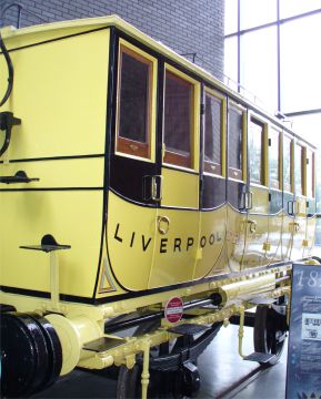 vůz první třídy společnosti Liverpool and Manchester Railway (Velká Británie) z roku 1829
